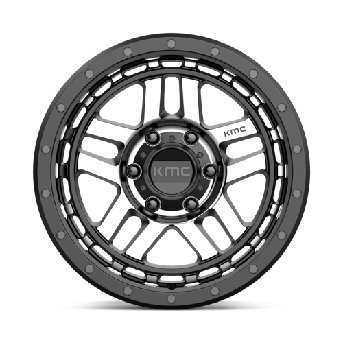 KMC KM540 RECON Satin Black Machined 18x8.5 +18 6x120mm 66.9mm - Wheelwiz