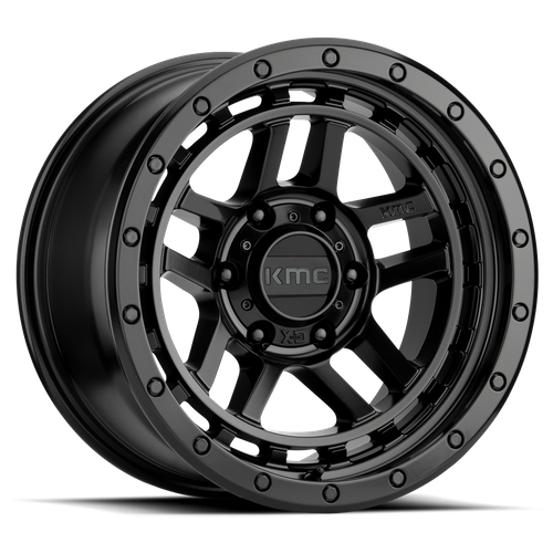 KMC KM540 RECON Satin Black 17x8.5 +18 6x139.7mm 106.1mm