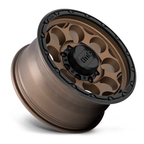 KMC KM541 DIRTY HARRY Matte Bronze W/ Black Lip 17x8.5 0 8x165.1mm 125.1mm - Wheelwiz