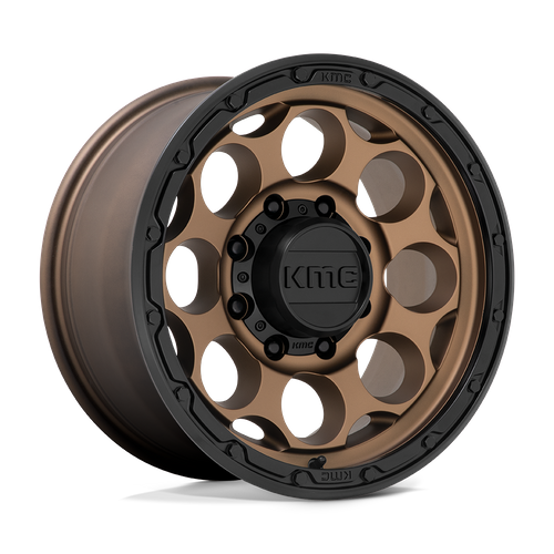 KMC KM541 DIRTY HARRY Matte Bronze W/ Black Lip 17x8.5 0 8x165.1mm 125.1mm