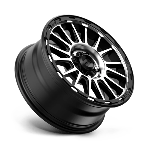 KMC KM542 IMPACT Satin Black Machined 16x8 0 6x139.7mm 106.1mm