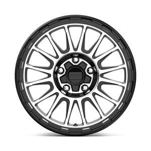 KMC KM542 IMPACT Satin Black Machined 16x7 +30 5x110mm 72.6mm - Wheelwiz