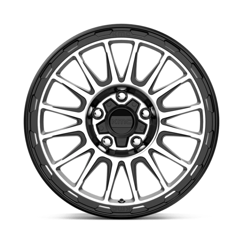 KMC KM542 IMPACT Satin Black Machined 17x8 +20 6x139.7mm 106.1mm - Wheelwiz