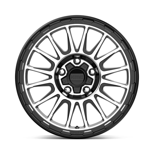 KMC KM542 IMPACT Satin Black Machined 16x7 +30 5x110mm 72.6mm - Wheelwiz