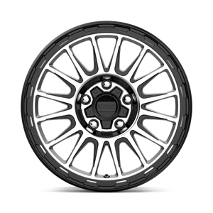 KMC KM542 IMPACT Satin Black Machined 16x7 +30 5x110mm 72.6mm - Wheelwiz