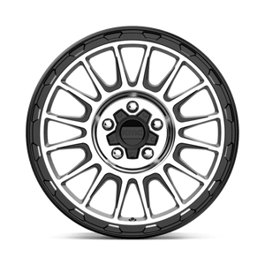 KMC KM542 IMPACT Satin Black Machined 17x8 +35 5x114.3mm 72.6mm - Wheelwiz