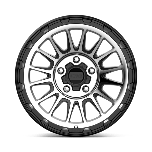 KMC KM542 IMPACT Satin Black Machined 17x8.5 0 5x127mm 71.5mm - Wheelwiz