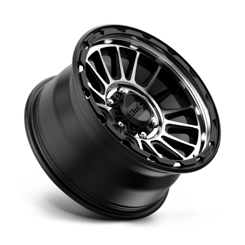 KMC KM542 IMPACT Satin Black Machined 17x8.5 0 6x139.7mm 106.1mm - Wheelwiz