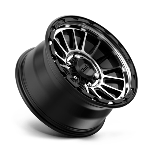 KMC KM542 IMPACT Satin Black Machined 17x8.5 0 6x139.7mm 106.1mm - Wheelwiz