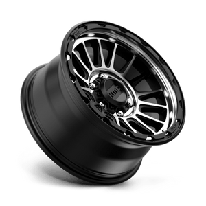 KMC KM542 IMPACT Satin Black Machined 17x8.5 0 6x139.7mm 106.1mm - Wheelwiz