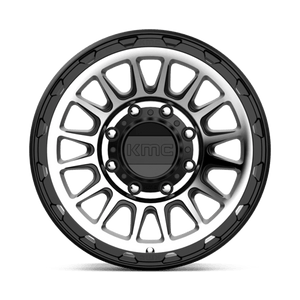 KMC KM542 IMPACT Satin Black Machined 17x8.5 0 8x170mm 125.1mm - Wheelwiz