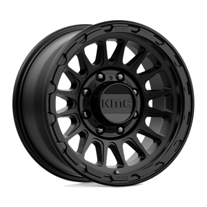 KMC KM542 IMPACT Satin Black 17x8.5 0 8x180mm 124.2mm - Wheelwiz