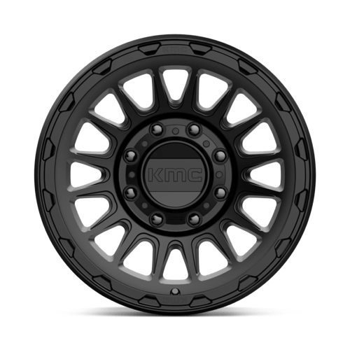 KMC KM542 IMPACT Satin Black 17x8.5 0 8x180mm 124.2mm - Wheelwiz