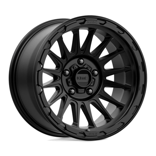 KMC KM542 IMPACT Satin Black 17x9 -12 5x127mm 71.5mm - Wheelwiz