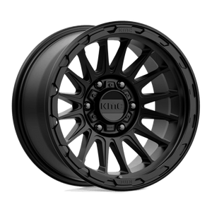 KMC KM542 IMPACT Satin Black 17x9 -12 6x139.7mm 106.1mm - Wheelwiz