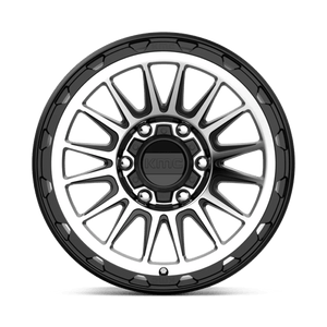 KMC KM542 IMPACT Satin Black Machined 17x9 +18 6x114.3mm 66.1mm - Wheelwiz