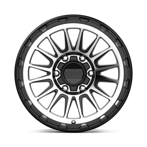 KMC KM542 IMPACT Satin Black Machined 17x9 +18 6x139.7mm 106.1mm - Wheelwiz