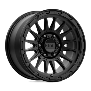 KMC KM542 IMPACT Satin Black 17x9 +18 6x114.3mm 66.1mm - Wheelwiz