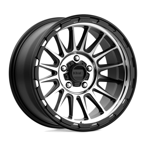 KMC KM542 IMPACT Satin Black Machined 18x9 0 5x127mm 71.5mm - Wheelwiz
