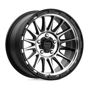KMC KM542 IMPACT Satin Black Machined 18x9 0 5x127mm 71.5mm - Wheelwiz