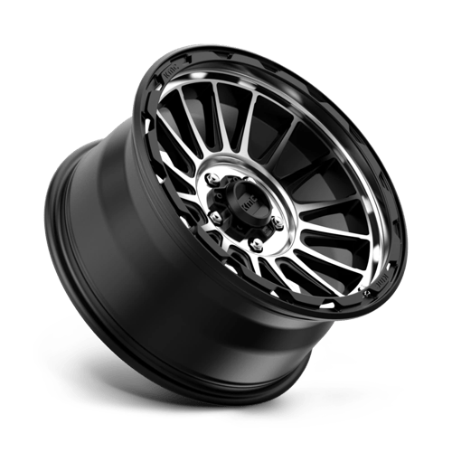 KMC KM542 IMPACT Satin Black Machined 18x9 0 5x127mm 71.5mm - Wheelwiz