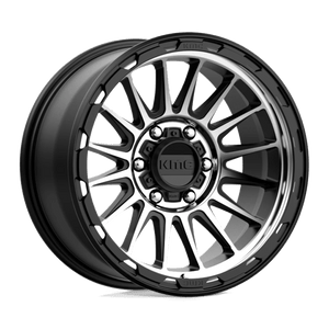 KMC KM542 IMPACT Satin Black Machined 18x9 0 6x139.7mm 106.1mm - Wheelwiz