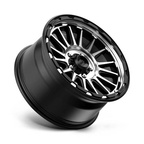 KMC KM542 IMPACT Satin Black Machined 18x9 +18 5x127mm 71.5mm - Wheelwiz