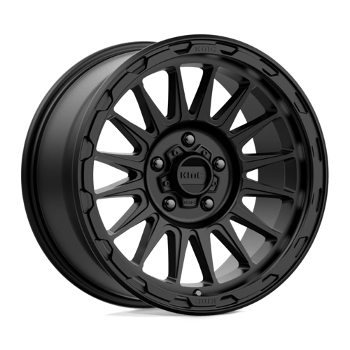 KMC KM542 IMPACT Satin Black 18x9 +18 5x127mm 71.5mm - Wheelwiz