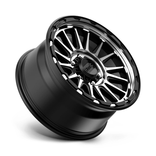 KMC KM542 IMPACT Satin Black Machined 18x9 +18 6x114.3mm 66.1mm