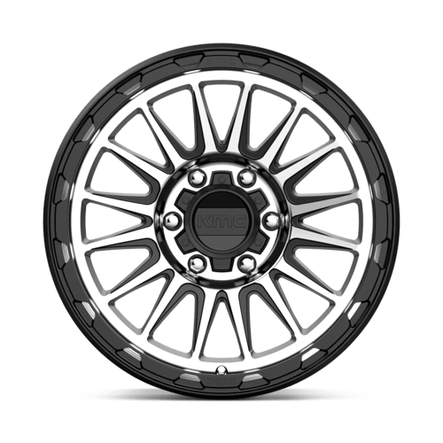 KMC KM542 IMPACT Satin Black Machined 18x9 +18 6x139.7mm 106.1mm - Wheelwiz