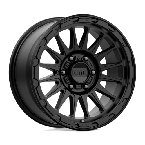 KMC KM542 IMPACT Satin Black 18x9 +18 6x114.3mm 66.1mm - Wheelwiz