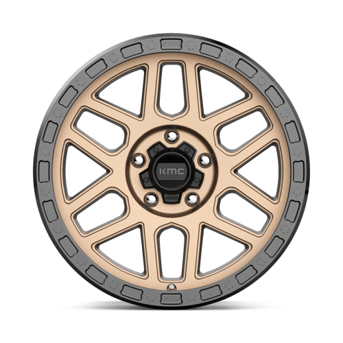 KMC KM544 MESA Matte Bronze W/ Black Lip 18x9 +18 5x127mm 71.5mm - Wheelwiz