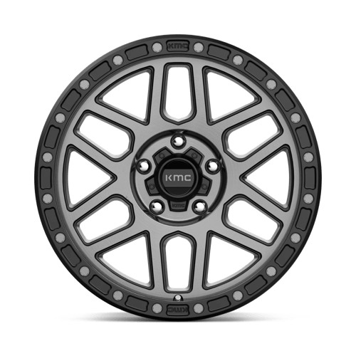 KMC KM544 MESA Satin Black W/ Gray Tint 17x9 -12 5x150mm 110.1mm