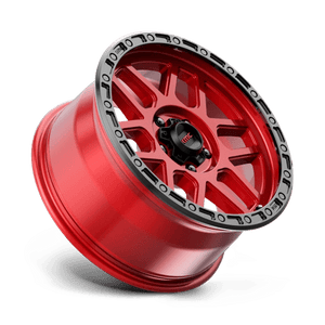 KMC KM544 MESA Candy Red W/ Black Lip 18x9 +25 5x150mm 110.1mm