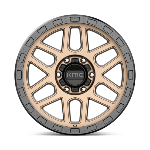 KMC KM544 MESA Matte Bronze W/ Black Lip 18x9 +18 6x114.3mm 66.1mm - Wheelwiz