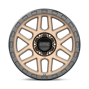 KMC KM544 MESA Matte Bronze W/ Black Lip 18x9 +18 6x114.3mm 66.1mm - Wheelwiz