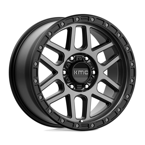 KMC KM544 MESA Satin Black W/ Gray Tint 18x9 +18 6x139.7mm 106.1mm - Wheelwiz