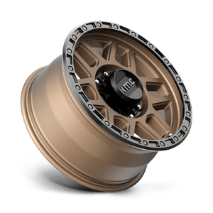 KMC KM544 MESA Matte Bronze W/ Black Lip 18x9 +18 8x165.1mm 125.1mm - Wheelwiz