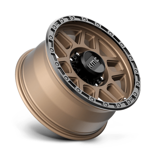 KMC KM544 MESA Matte Bronze W/ Black Lip 18x9 +18 8x180mm 124.2mm - Wheelwiz