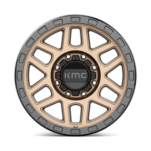 KMC KM544 MESA Matte Bronze W/ Black Lip 18x9 +18 8x165.1mm 125.1mm - Wheelwiz