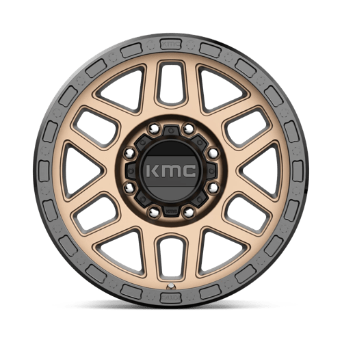 KMC KM544 MESA Matte Bronze W/ Black Lip 18x9 +18 8x180mm 124.2mm - Wheelwiz