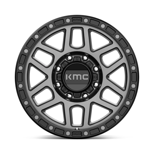 KMC KM544 MESA Satin Black W/ Gray Tint 18x9 +18 8x180mm 124.2mm - Wheelwiz