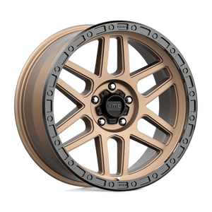 KMC KM544 MESA Matte Bronze W/ Black Lip 20x9 +25 5x150mm 110.1mm - Wheelwiz