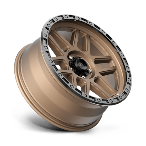 KMC KM544 MESA Matte Bronze W/ Black Lip 20x9 0 5x127mm 71.5mm - Wheelwiz