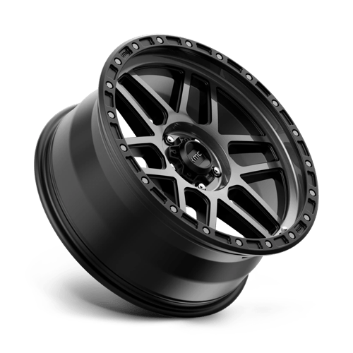 KMC KM544 MESA Satin Black W/ Gray Tint 17x8.5 0 5x120mm 65.1mm