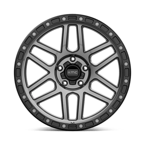 KMC KM544 MESA Satin Black W/ Gray Tint 17x8.5 0 5x120mm 65.1mm