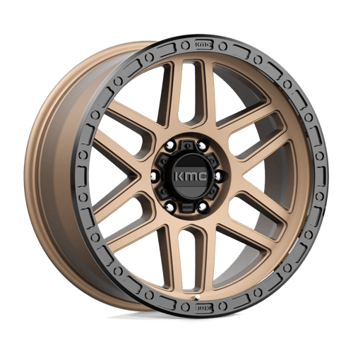 KMC KM544 MESA Matte Bronze W/ Black Lip 17x8.5 0 6x139.7mm 106.1mm - Wheelwiz