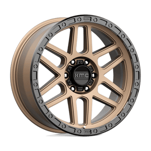 KMC KM544 MESA Matte Bronze W/ Black Lip 20x9 0 6x139.7mm 106.1mm - Wheelwiz