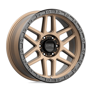 KMC KM544 MESA Matte Bronze W/ Black Lip 17x8.5 0 6x135mm 87.1mm - Wheelwiz