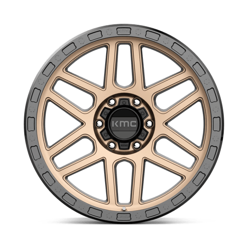 KMC KM544 MESA Matte Bronze W/ Black Lip 17x8.5 0 6x135mm 87.1mm - Wheelwiz